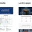 landing page