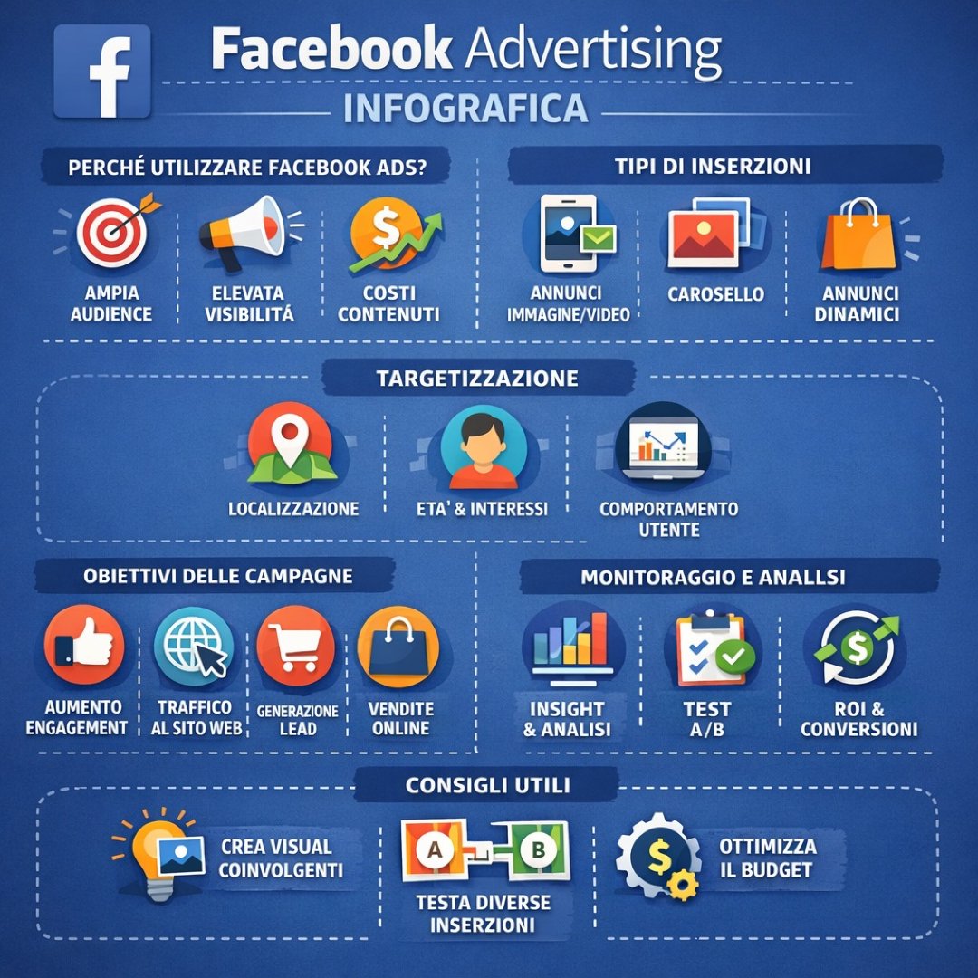 Facebook Advertising Infografica
