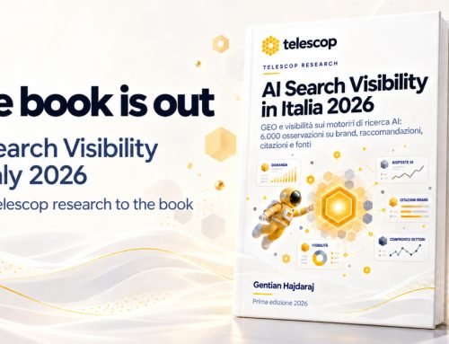 AI Search Visibility in Italy 2026: the Book Born from Telescop Research